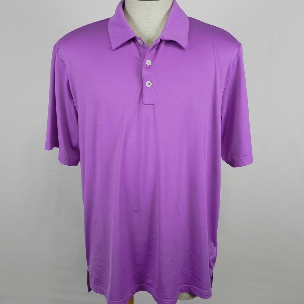 Adidas Golf Polo Shirt Mens Large Climalite Stonebridge Ranch The Hills Course